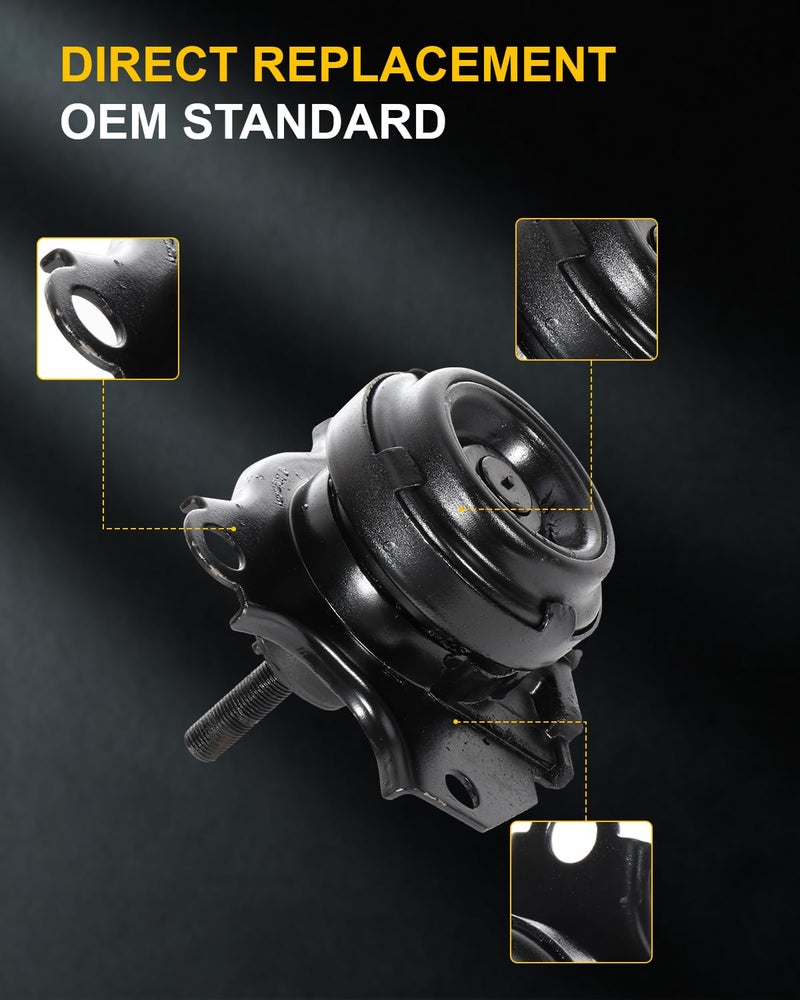 OCPTY Engine Motor Mount Transmission Mount Set (Manual Transmission) Compatible for Honda Civic 2002-2005 & Acura RSX 2002-2006 L4 2.0L # A4528 A4508 A4503 A4549 4PCS - Image 2